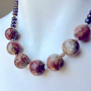 Santa Fe Agate Beaded Necklace